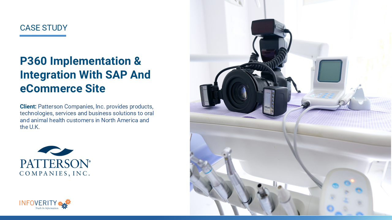 EN - Cover - Case Study - P360 & SAP+eCom - Health Distributor - Patterson